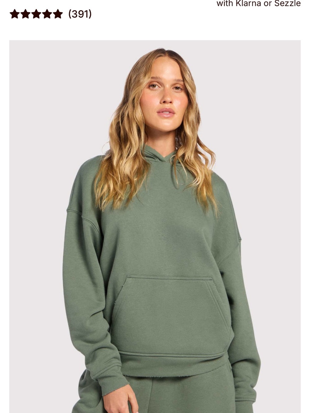 nuuds Vintage Fleece Hoodie in Limited Edition Agave